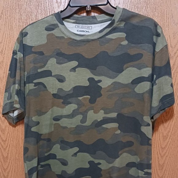Carbon (Camo)-(T-shirt)-(Brown/Green/Camo)-(Pre-owned)-(Size M)-$20.00 - Picture 2 of 4